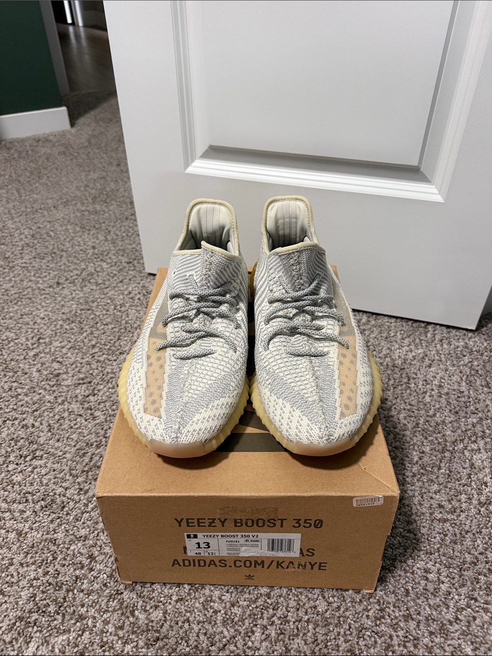 adidas Yeezy Boost 350 V2 — Cream, Light Gray and Tan